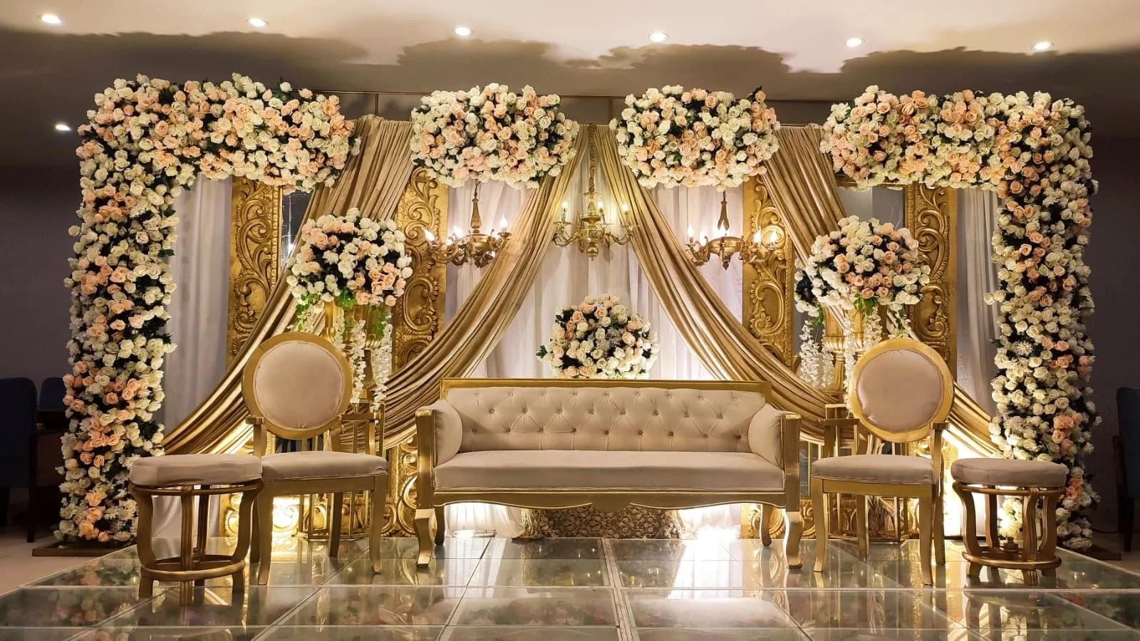 Wedding floral decoration and event styling